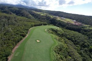 Kapalua (Plantation) 5th Approach Aerial